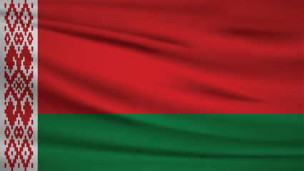 National Flag of Belarus Background Illustration 4K