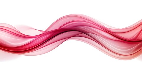abstract pink wave curve lines designs on white background