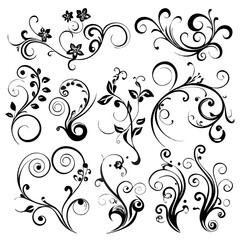 Elegant Abstract Floral Background Design