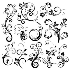 Elegant Abstract Floral Background Design