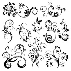 Elegant Abstract Floral Background Design