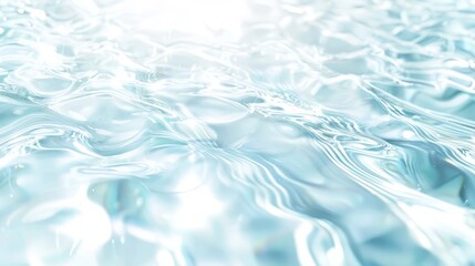 Obraz premium Serene Water Cascading Backdrop for Luxury Beauty Product Display - Cinematic Light and Refreshing Aesthetic Mockup