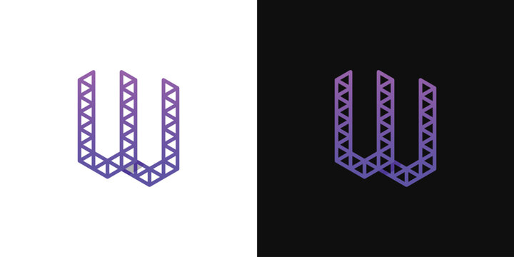 Letters UU Polygon Logo, suitable for business related to polygon with UU initials