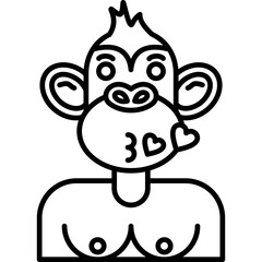 Face Blowing a Kiss Icon