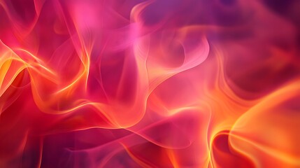 An abstract capture of flames with soft focus, showcasing vibrant colors and fluid movement, creating an artistic and dynamic background for a captivating poster, space for text