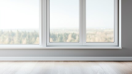 Fototapeta premium Replacing windows, modern and efficient designs