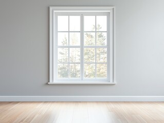 Fototapeta premium Window replacement, enhancing light and insulation
