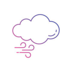 Wind vector icon stock illustration