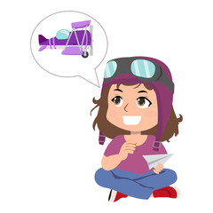 girls and women in various situations	