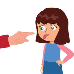 girls and women in various situations	