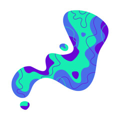 Fluid Blob Painting