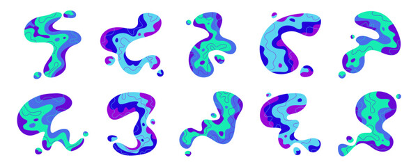 Fluid Blob Painting Set