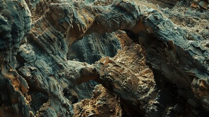 Delicate Rock Formations with Intricate Carvings