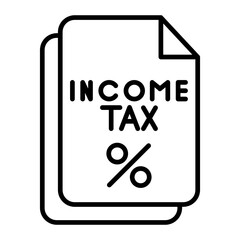 Income Tax.line icon