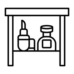 Health and Beauty Store.line icon