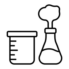 Chemical Reaction.line icon