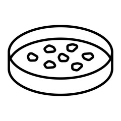 Petri Dish.line icon