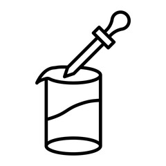 Chemical Solution.line icon
