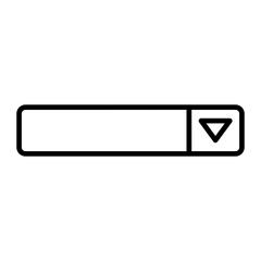 Dropdown Menu.line icon