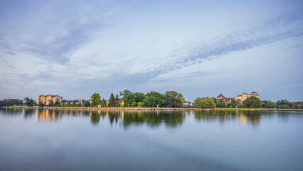 Fototapeta premium Koenigsberg pond in the evening
