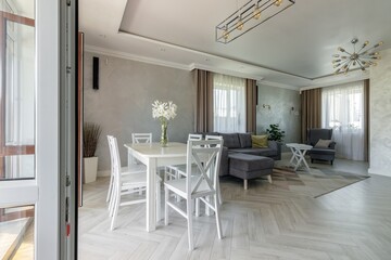 Modern Scandinavian-styled house with a spacious open living area