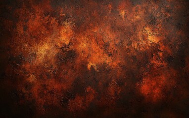 Abstract background featuring a rich blend of warm tones, including deep oranges and browns,...