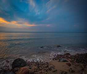 sunset on the Baltic Sea