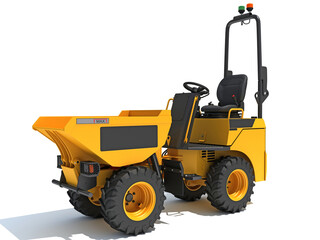 Site Dumper 3D rendering on white background