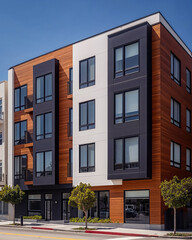 Naklejka premium Luxury New Construction Apartments Chicago