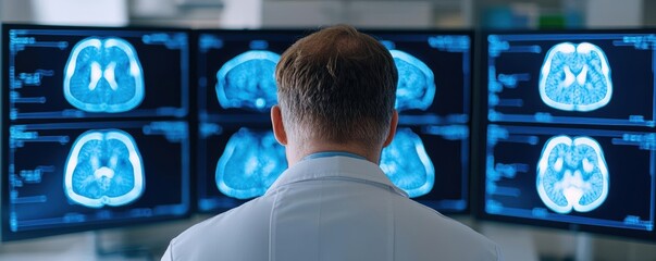 Medical consultant performing treatment on a patient in a private practice, consultation  treatment, specialized care