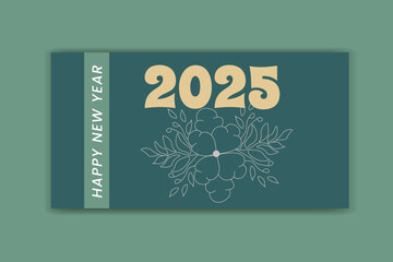 new year social media cover template