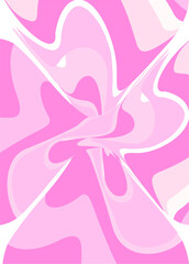 The background image is in pink tones, using shapes to arrange. Composition with gradation used for graphics