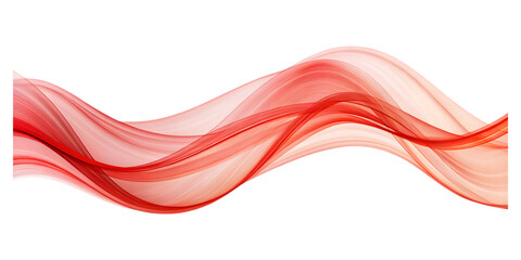 abstract red wave curve lines designs on white background