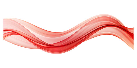 abstract red wave curve lines designs on white background