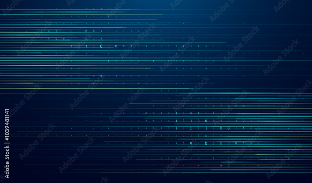 Poster abstract big data code representation. modern high-tech data background. graphic concept for your de