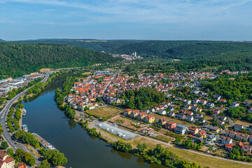 Ausblick auf Kreuzwertheim am Main
