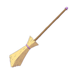 Broom illustration