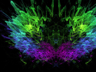 Imaginatory fractal abstract background Image