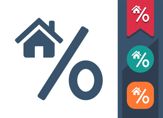 Real Estate, Mortgage, Rent, Lease Icon