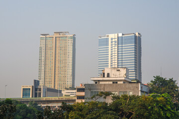 skyscrapers in jakarta city