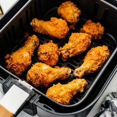 Crispy Fried Chicken in Air Fryer View