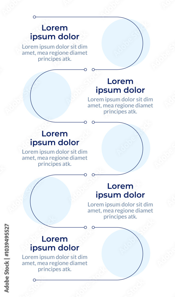 Poster process flow infographic vertical sequence. workflow timeline. storytelling roadmap. visualization i
