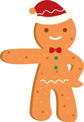 Gingerbread Cookie Illustration