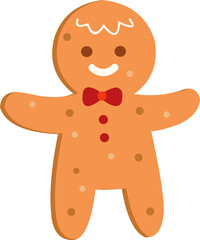 Gingerbread Cookie Illustration