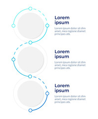 Job application steps infographic design template. Career path. Continuous development. Data visualization 3 options. Process vertical flow chart. Montserrat SemiBold, Lato Regular fonts used © bsd studio