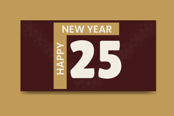 New year cover social media template 