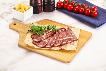 Italian pork sausage - prosciutto crudo