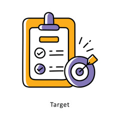 Target isometric stock illustration. EPS File stock illustration