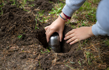 A time capsule buried in the ground. A message to posterity in a bottle. Unexpected finds in the...