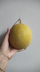 melon in hand